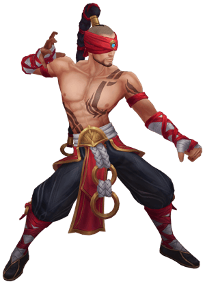 This is the Avatar Image for the Lee Sin League of Legends AI Voice and Text to Speech Generator